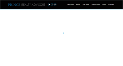 Desktop Screenshot of princerealtyadvisors.com