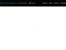 Tablet Screenshot of princerealtyadvisors.com